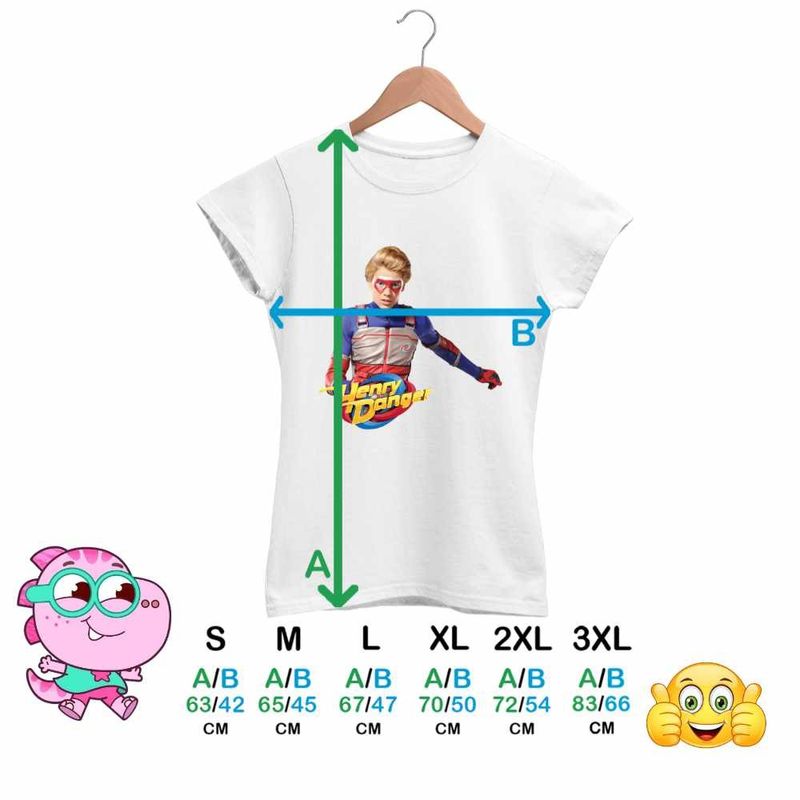 Fashion, accesorii si bijuterii - Femei - Imbracaminte femei - Tricouri si topuri femei - Tricou Femei Henry Danger Aventuri, alb, marime L - Infinity.ro