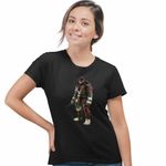 Fashion, accesorii si bijuterii - Femei - Imbracaminte femei - Tricouri si topuri femei - Tricou Femei Testoasele Ninja Raphael Ninjutsu Rafael Mutant, negru, marime L - Infinity.ro