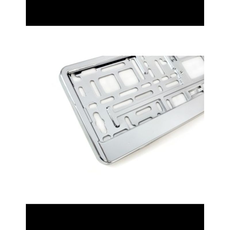 Auto si Moto - Piese auto si accesorii - Caroserie - Ornamente exterior auto - Suport numar crom 1 buc - Infinity.ro