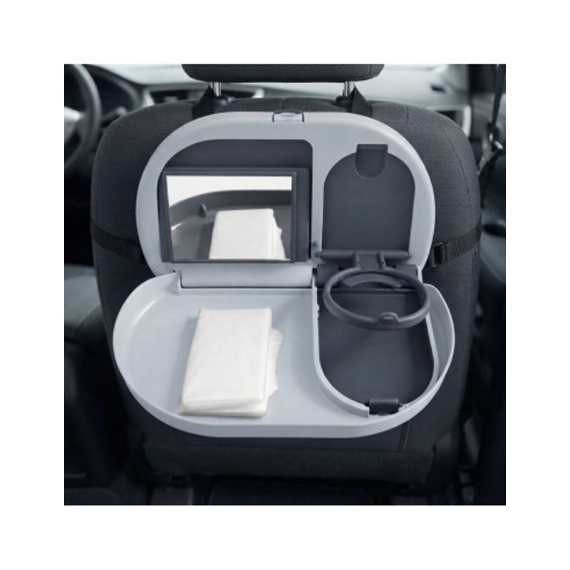 Auto si Moto - Piese auto si accesorii - Interior auto - Accesorii interior - Masuta Auto Pliabila pentru Spatar Scaun, Multifunctionala, Suport Pahar si Compartiment Servetele, Universala - Infinity.ro