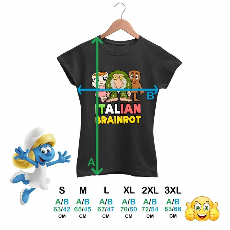 Fashion, accesorii si bijuterii - Femei - Imbracaminte femei - Tricouri si topuri femei - Tricou Femei Italian Patapim Sahur Ballerina Brainrot Brain Rot, negru, marime 2XL - Infinity.ro