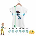 Fashion, accesorii si bijuterii - Femei - Imbracaminte femei - Tricouri si topuri femei - Tricou Femei Paw Patrol Merpups Moby Patrula Catelusilor Catei Sirena, alb, marime XL - Infinity.ro
