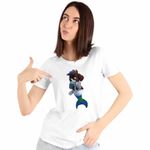 Fashion, accesorii si bijuterii - Femei - Imbracaminte femei - Tricouri si topuri femei - Tricou Femei Paw Patrol Merpups Moby Patrula Catelusilor Catei Sirena, alb, marime XL - Infinity.ro