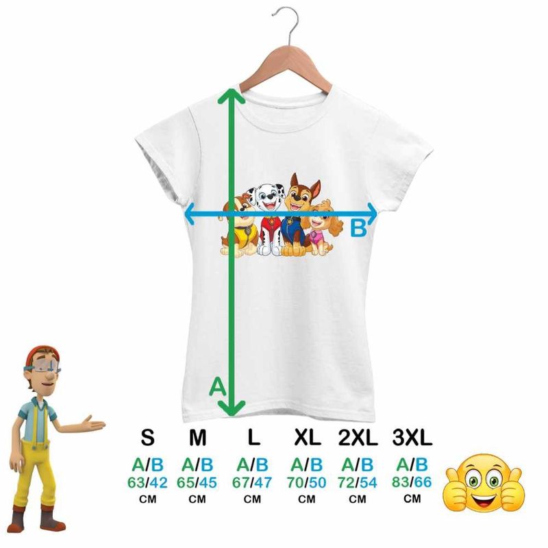 Fashion, accesorii si bijuterii - Femei - Imbracaminte femei - Tricouri si topuri femei - Tricou Femei Paw Patrol Desene Animate Patrula Catelusilor, alb, marime S - Infinity.ro