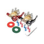 Auto si Moto - Electrice auto - Baterii auto - Set 2 Borne Baterie Auto cu Declupare Rapida si Conectori, Amio - Infinity.ro