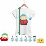Fashion, accesorii si bijuterii - Femei - Imbracaminte femei - Tricouri si topuri femei - Tricou Femei South Park Eric Cartman, alb, marime 3XL - Infinity.ro