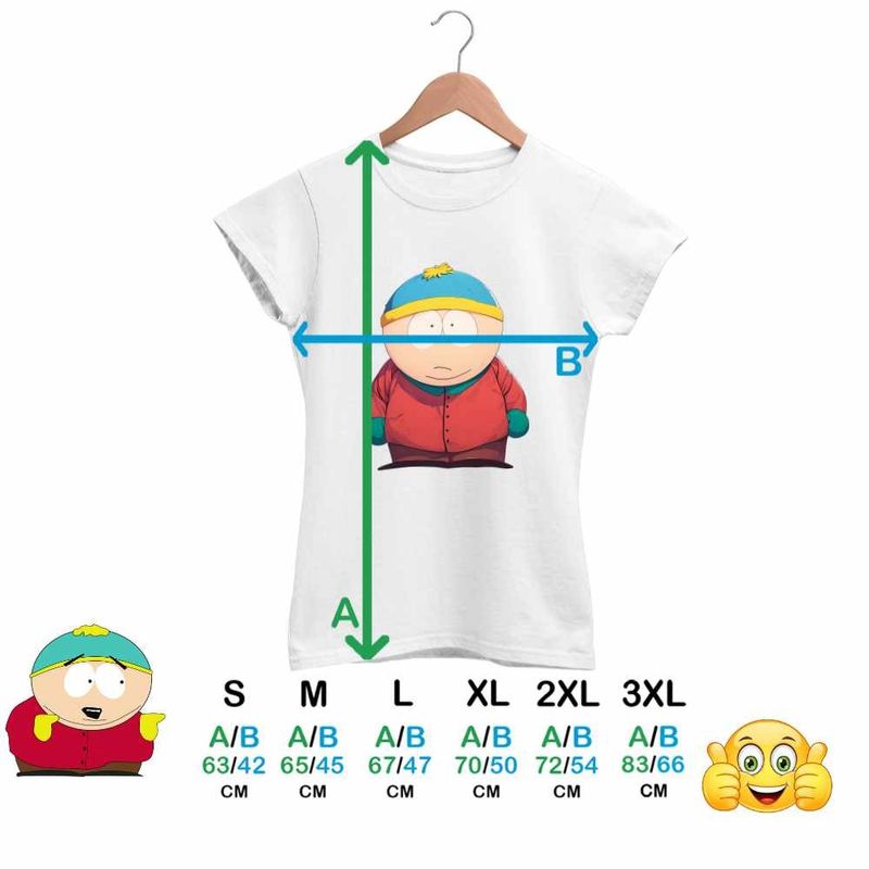 Fashion, accesorii si bijuterii - Femei - Imbracaminte femei - Tricouri si topuri femei - Tricou Femei South Park Eric Cartman, alb, marime 3XL - Infinity.ro
