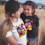 Fashion, accesorii si bijuterii - Femei - Imbracaminte femei - Tricouri si topuri femei - Tricou Femei Banban Paienjenel Winnie Roblox, negru, marime XL - Infinity.ro
