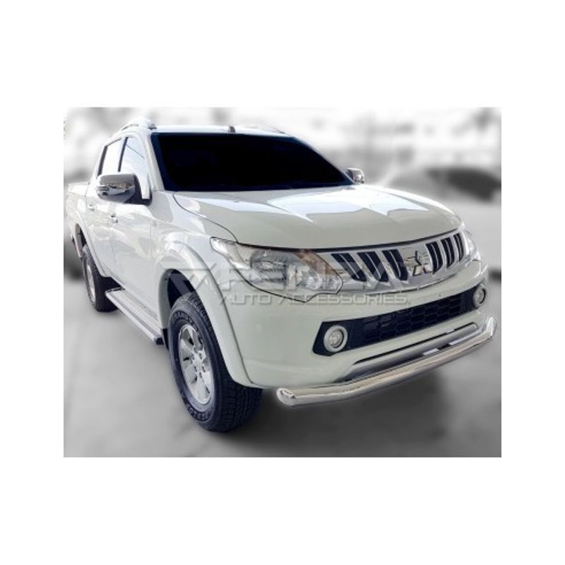 Auto si Moto - Piese auto si accesorii - Piese auto - Tuning - Bara protectie fata City Bar inox pentru Fiat Fullback 2016, 2017, 2018 3 inch /76mm MTA648 - Infinity.ro