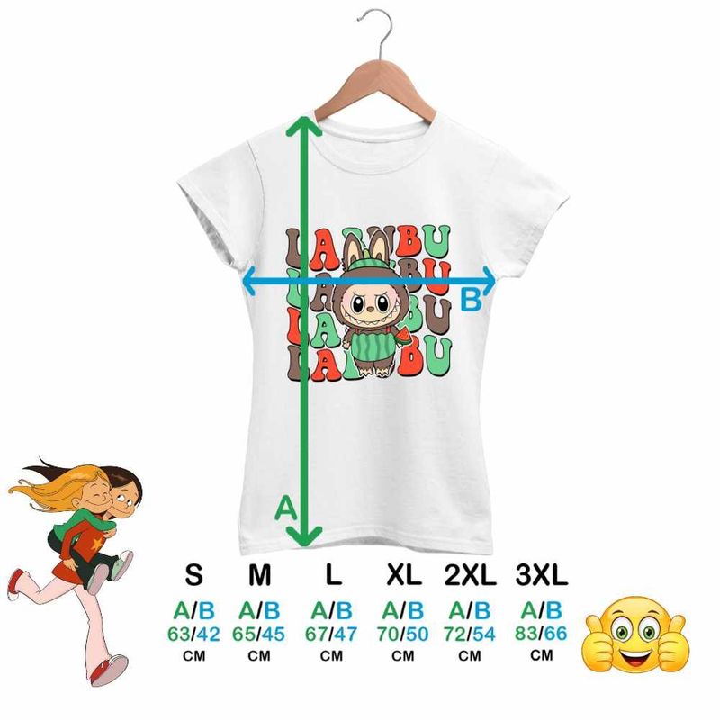 Fashion, accesorii si bijuterii - Femei - Imbracaminte femei - Tricouri si topuri femei - Tricou Femei Labubu Pepene, alb, marime 3XL - Infinity.ro