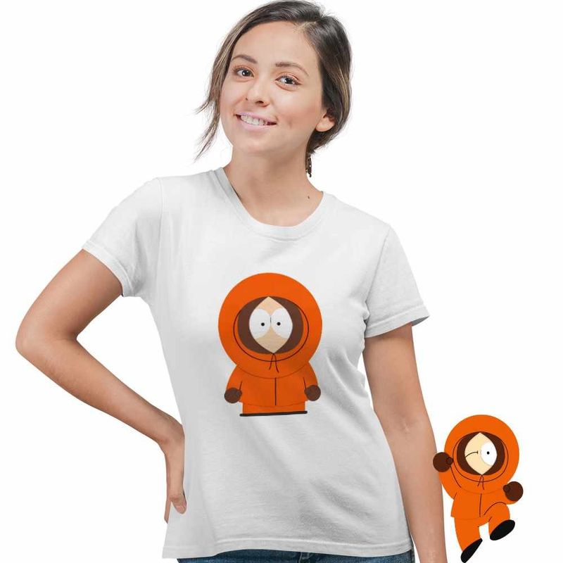 Fashion, accesorii si bijuterii - Femei - Imbracaminte femei - Tricouri si topuri femei - Tricou Femei South Park Kenny McCormick, alb, marime L - Infinity.ro