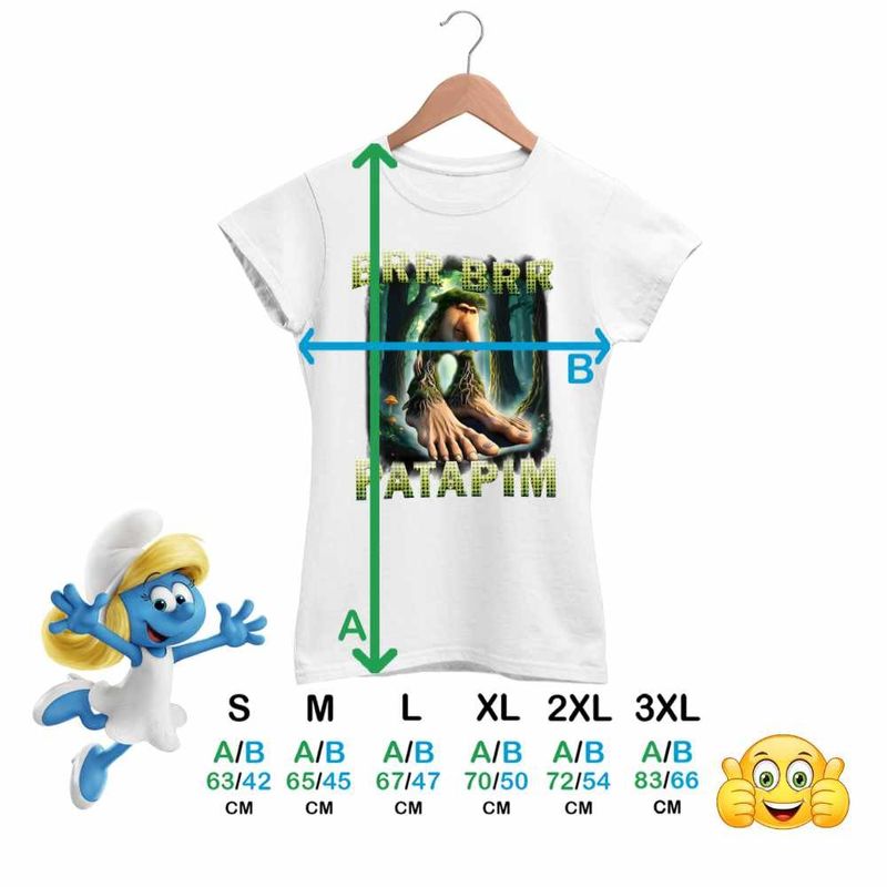 Fashion, accesorii si bijuterii - Femei - Imbracaminte femei - Tricouri si topuri femei - Tricou Femei Brr Brr Patapim Meme Brainrot Italian, alb, marime 2XL - Infinity.ro