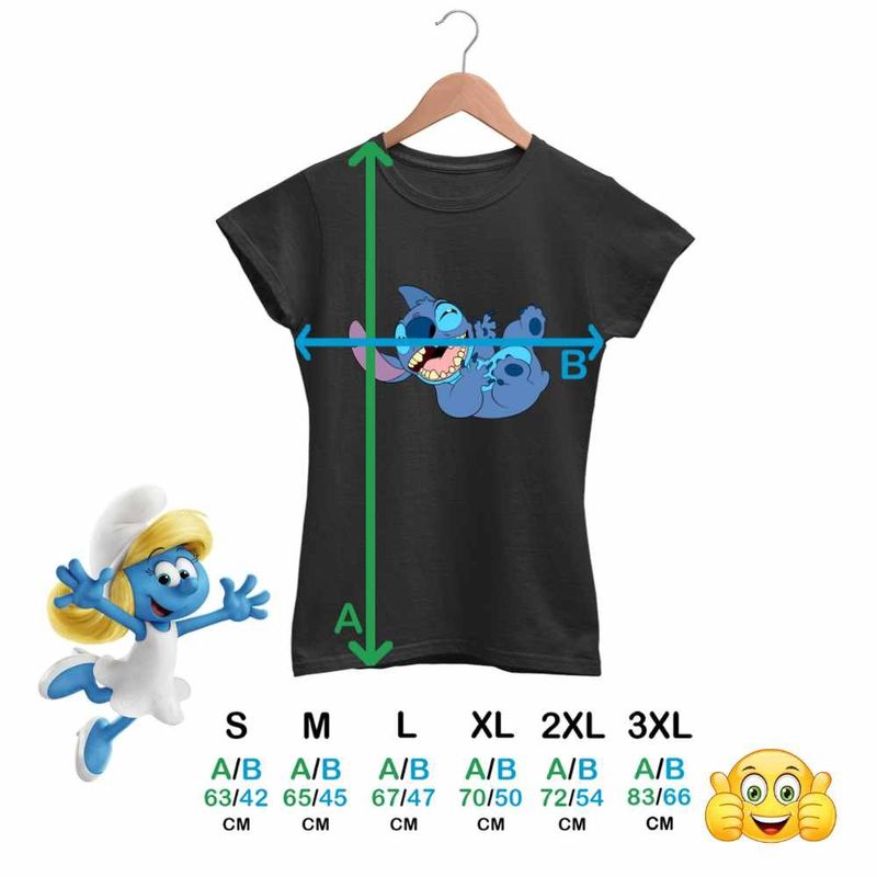 Fashion, accesorii si bijuterii - Femei - Imbracaminte femei - Tricouri si topuri femei - Tricou Femei Stitch Laught Vesel, negru, marime 3XL - Infinity.ro
