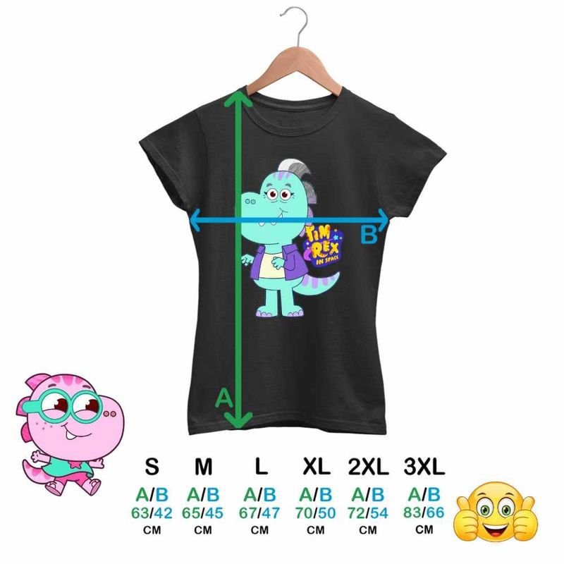 Fashion, accesorii si bijuterii - Femei - Imbracaminte femei - Tricouri si topuri femei - Tricou Femei Tim Rex Bunica Spatiu Dinozauri T-Rex, negru, marime L - Infinity.ro