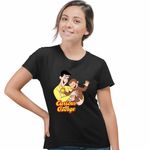 Fashion, accesorii si bijuterii - Femei - Imbracaminte femei - Tricouri si topuri femei - Tricou Femei Curiosul George Teodor Zoo, negru, marime 3XL - Infinity.ro
