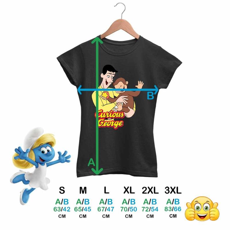 Fashion, accesorii si bijuterii - Femei - Imbracaminte femei - Tricouri si topuri femei - Tricou Femei Curiosul George Teodor Zoo, negru, marime 3XL - Infinity.ro