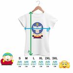Fashion, accesorii si bijuterii - Femei - Imbracaminte femei - Tricouri si topuri femei - Tricou Femei South Park Kenny Wrestler Mexico, alb, marime S - Infinity.ro