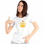Fashion, accesorii si bijuterii - Femei - Imbracaminte femei - Tricouri si topuri femei - Tricou Femei Squishmallows Puisor Ferma, alb, marime S - Infinity.ro
