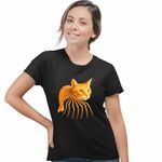 Fashion, accesorii si bijuterii - Femei - Imbracaminte femei - Tricouri si topuri femei - Tricou Femei Trippi Troppi Italian Meme Italian Meme Brainrot Brain Rot, negru, marime XL - Infinity.ro