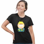 Fashion, accesorii si bijuterii - Femei - Imbracaminte femei - Tricouri si topuri femei - Tricou Femei South Park Paladin Butters Fantasy Alter Ego, negru, marime S - Infinity.ro