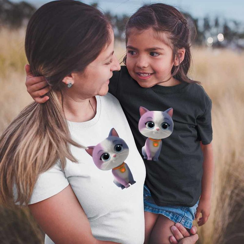 Fashion, accesorii si bijuterii - Femei - Imbracaminte femei - Tricouri si topuri femei - Tricou Femei SuperKitties Ghem Buddy Super Pisicute, negru, marime L - Infinity.ro