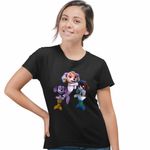 Fashion, accesorii si bijuterii - Femei - Imbracaminte femei - Tricouri si topuri femei - Tricou Femei Paw Patrol Merpups Caini Sirena Patrula Catelusilor, negru, marime M - Infinity.ro