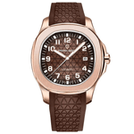 Fashion, accesorii si bijuterii - Barbati - Bijuterii barbati - Ceasuri barbati - Ceas Automatic PAGANI DESIGN PD-YS031 Rose Gold Brown, Miyota 8215, Safir AR, 100M, 41mm - Infinity.ro