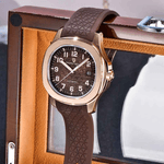 Fashion, accesorii si bijuterii - Barbati - Bijuterii barbati - Ceasuri barbati - Ceas Automatic PAGANI DESIGN PD-YS031 Rose Gold Brown, Miyota 8215, Safir AR, 100M, 41mm - Infinity.ro