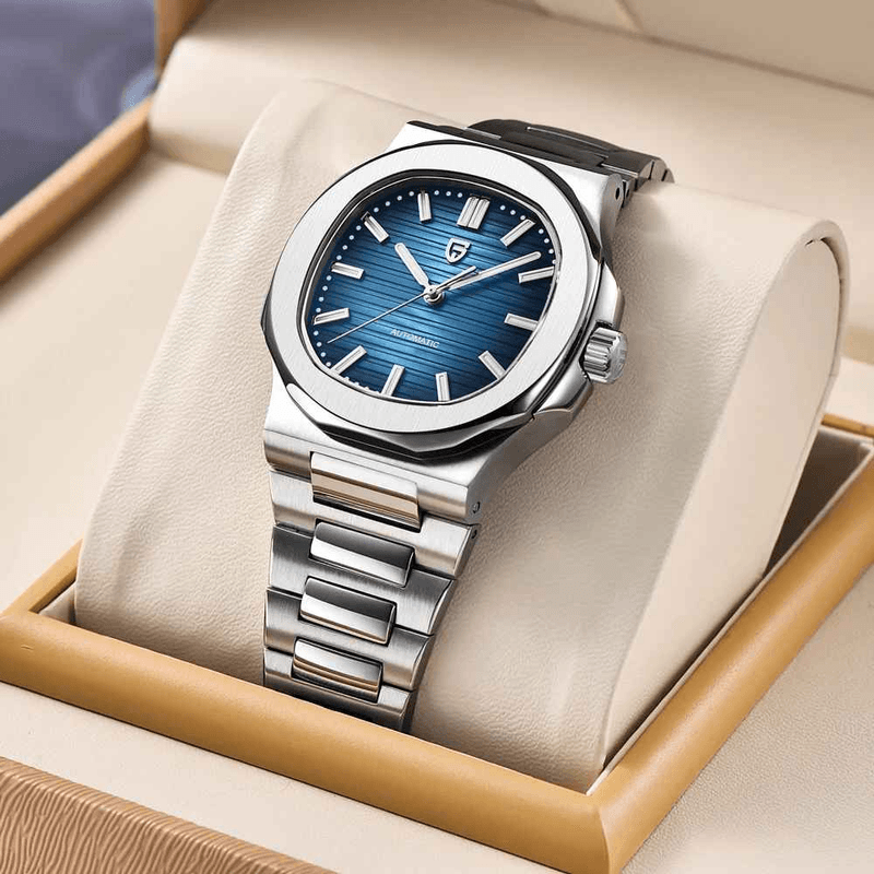Fashion, accesorii si bijuterii - Barbati - Bijuterii barbati - Ceasuri barbati - Ceas Automatic PAGANI DESIGN PD-1728 Blue, Seagull ST16, Safir AR, 100M, 40mm - Infinity.ro