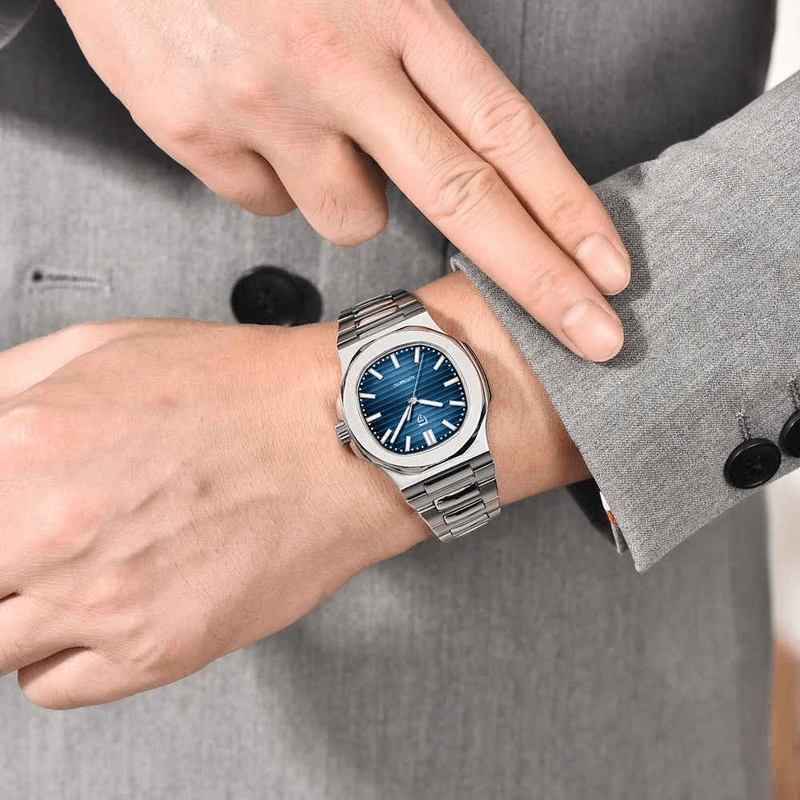 Fashion, accesorii si bijuterii - Barbati - Bijuterii barbati - Ceasuri barbati - Ceas Automatic PAGANI DESIGN PD-1728 Blue, Seagull ST16, Safir AR, 100M, 40mm - Infinity.ro