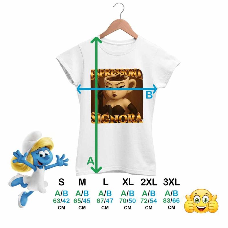 Fashion, accesorii si bijuterii - Femei - Imbracaminte femei - Tricouri si topuri femei - Tricou Femei Espressona Signora Brainrot Brain Rot, alb, marime 3XL - Infinity.ro