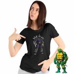 Fashion, accesorii si bijuterii - Femei - Imbracaminte femei - Tricouri si topuri femei - Tricou Femei Testoasele Ninja Shredder Armura, negru, marime XL - Infinity.ro