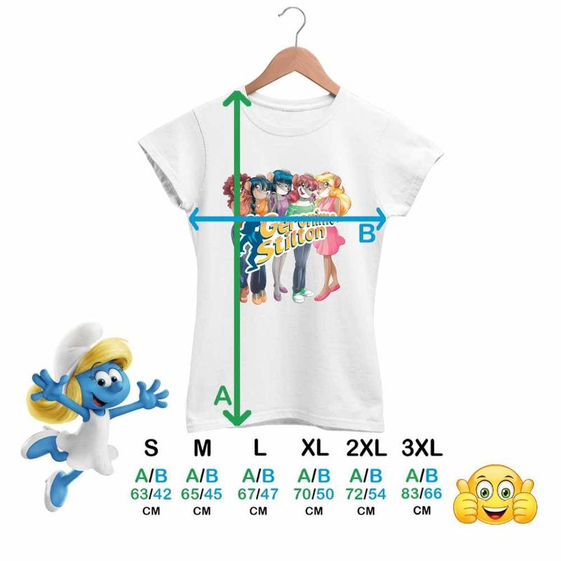 Fashion, accesorii si bijuterii - Femei - Imbracaminte femei - Tricouri si topuri femei - Tricou Femei Geronimo Stilton Thea Surori, alb, marime S - Infinity.ro