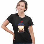 Fashion, accesorii si bijuterii - Femei - Imbracaminte femei - Tricouri si topuri femei - Tricou Femei South Park Ranger Stan Marshwalker, negru, marime XL - Infinity.ro