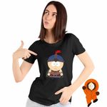 Fashion, accesorii si bijuterii - Femei - Imbracaminte femei - Tricouri si topuri femei - Tricou Femei South Park Ranger Stan Marshwalker, negru, marime XL - Infinity.ro