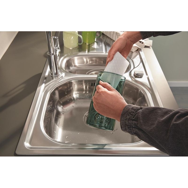 Market - Curatenie si intretinere casa - Produse bucatarie - Lavete si bureti - Burete vesela Grohe 40752L00, 3 bucati, melanina, alb - Infinity.ro
