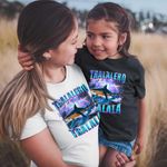 Fashion, accesorii si bijuterii - Femei - Imbracaminte femei - Tricouri si topuri femei - Tricou Femei Shark Tralalero Tralala Brainrot Meme, negru, marime L - Infinity.ro
