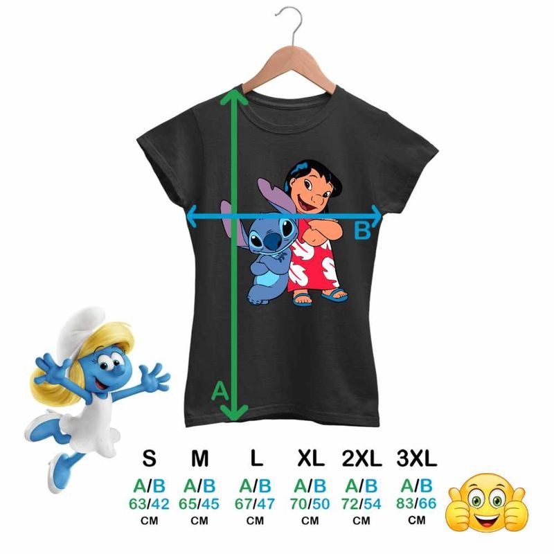 Fashion, accesorii si bijuterii - Femei - Imbracaminte femei - Tricouri si topuri femei - Tricou Femei Lilo and Stich Friends, negru, marime L - Infinity.ro