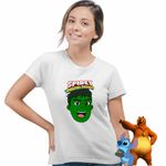 Fashion, accesorii si bijuterii - Femei - Imbracaminte femei - Tricouri si topuri femei - Tricou Femei Hulk Spidey Marvel hulc, alb, marime 3XL - Infinity.ro
