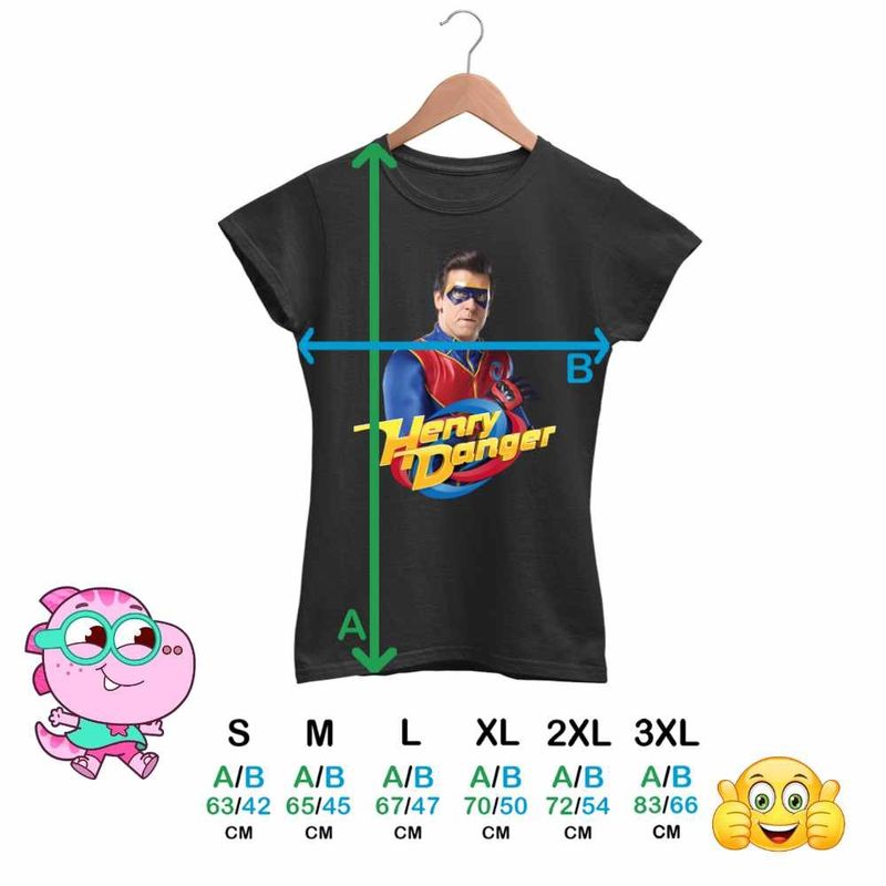 Fashion, accesorii si bijuterii - Femei - Imbracaminte femei - Tricouri si topuri femei - Tricou Femei Henry Danger Actiune, negru, marime XL - Infinity.ro