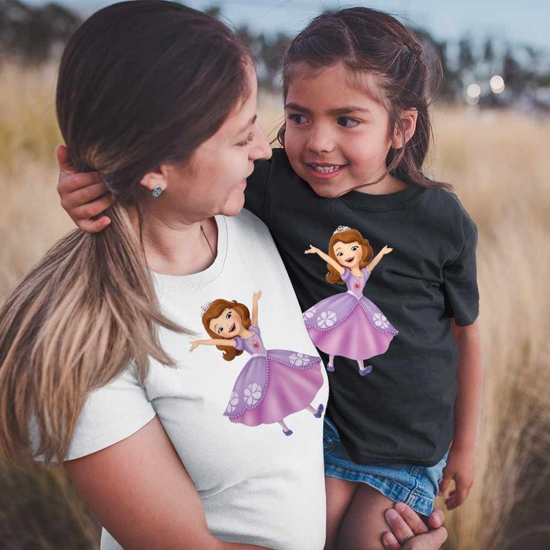 Fashion, accesorii si bijuterii - Femei - Imbracaminte femei - Tricouri si topuri femei - Tricou Femei Sofia the First, Sofia Intai, negru, marime L - Infinity.ro