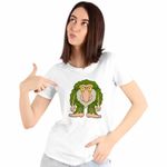 Fashion, accesorii si bijuterii - Femei - Imbracaminte femei - Tricouri si topuri femei - Tricou Femei Brr Brr Patapim Brianrot Italian Brainrot, alb, marime M - Infinity.ro