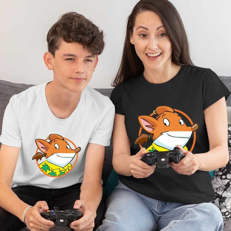 Fashion, accesorii si bijuterii - Femei - Imbracaminte femei - Tricouri si topuri femei - Tricou Femei Trap Geronimo Stilton Gazetar, alb, marime 2XL - Infinity.ro
