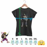 Fashion, accesorii si bijuterii - Femei - Imbracaminte femei - Tricouri si topuri femei - Tricou Femei Testoasele Ninja Leonardo Ninjutsu Mutant, negru, marime L - Infinity.ro