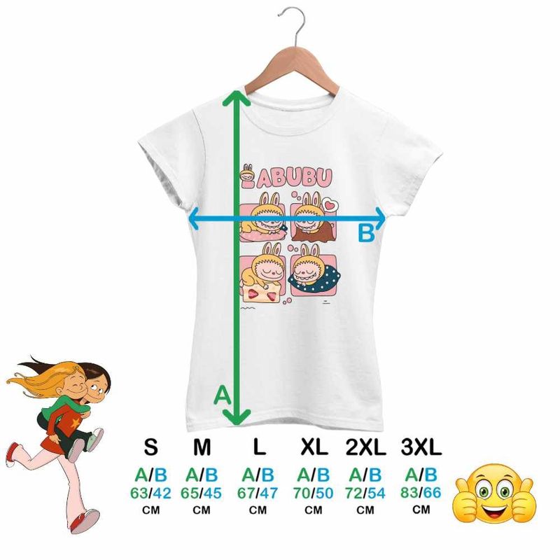 Fashion, accesorii si bijuterii - Femei - Imbracaminte femei - Tricouri si topuri femei - Tricou Femei Labubu Baby Sleep Somn Usor Bebelus, alb, marime L - Infinity.ro