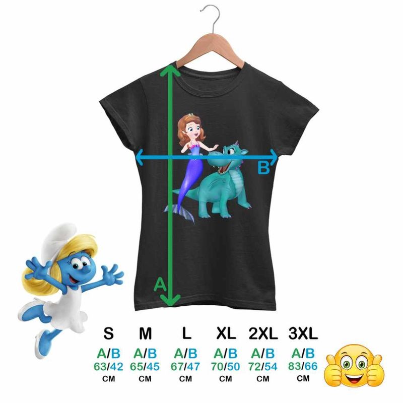 Fashion, accesorii si bijuterii - Femei - Imbracaminte femei - Tricouri si topuri femei - Tricou Femei Sofia Intai Dragon, Sofia the First, negru, marime L - Infinity.ro