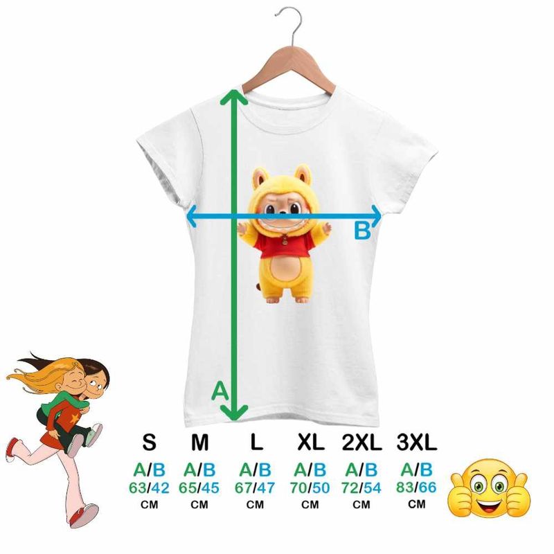 Fashion, accesorii si bijuterii - Femei - Imbracaminte femei - Tricouri si topuri femei - Tricou Femei Labubu Winnie the Pooh Ursulet de plus, alb, marime 3XL - Infinity.ro