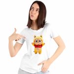 Fashion, accesorii si bijuterii - Femei - Imbracaminte femei - Tricouri si topuri femei - Tricou Femei Labubu Winnie the Pooh Ursulet de plus, alb, marime 3XL - Infinity.ro