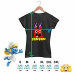Fashion, accesorii si bijuterii - Femei - Imbracaminte femei - Tricouri si topuri femei - Tricou Femei Banban Happy Desene Animate, negru, marime L - Infinity.ro