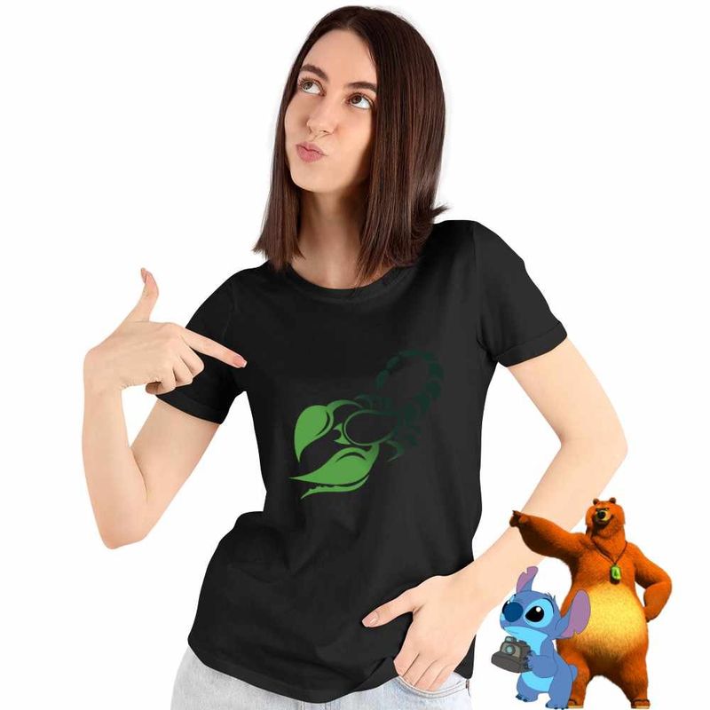 Fashion, accesorii si bijuterii - Femei - Imbracaminte femei - Tricouri si topuri femei - Tricou Femei Scorpion Horoscop Zodie Astrologie Scorpio, negru, marime 2XL - Infinity.ro